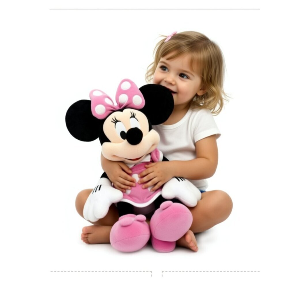 Disney store Minnie Mouse plush sculpting Pink – 18" (E43)
